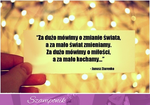 Za dużo mówimy