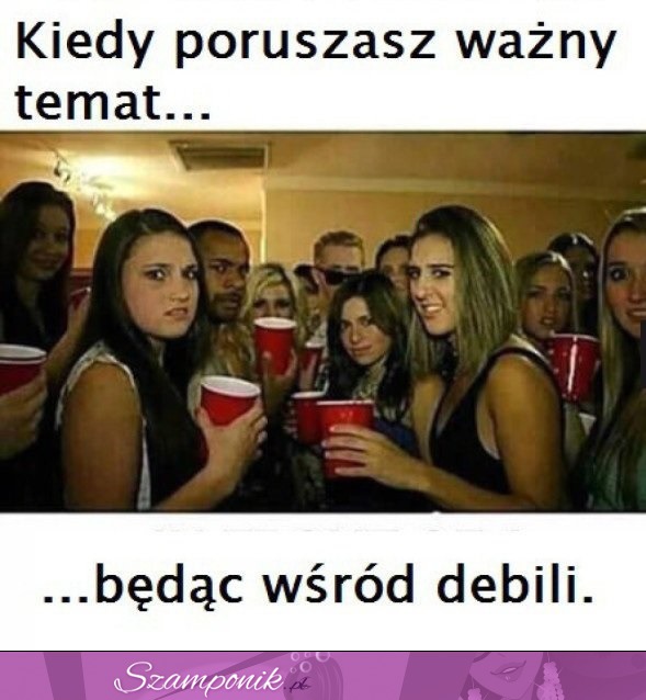 Kiedy poruszasz ważny temat...