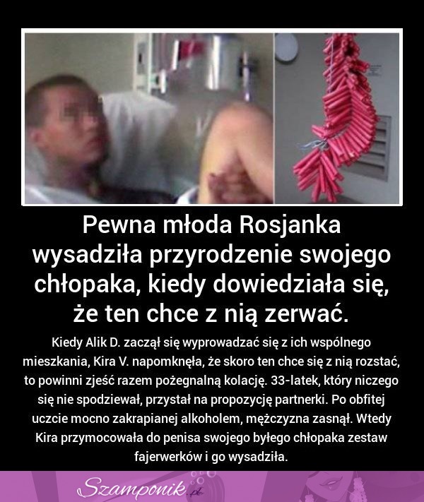 WYSADZIŁA przyrodzenie swojego chłopaka! MASAKRA!