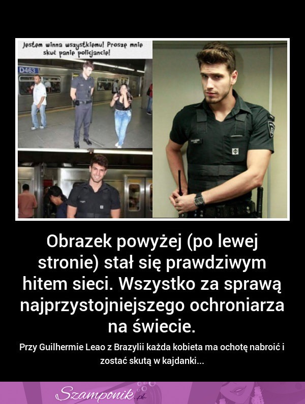 Ten OCHRONIARZ to największe CIACHO jakie kiedykolwiek widziałaś! WOW