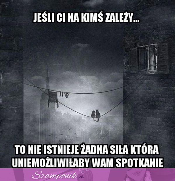 Jeżeli zależy ci na kimś