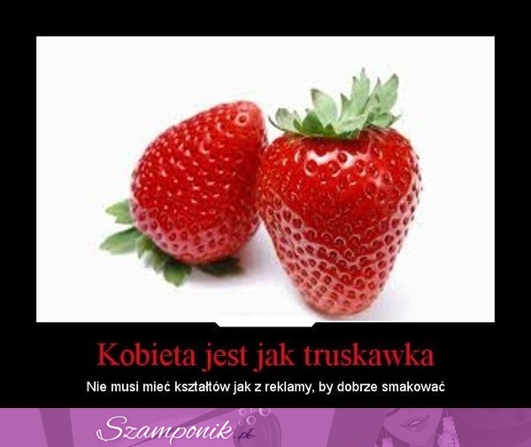 Kobieta jak truskawka