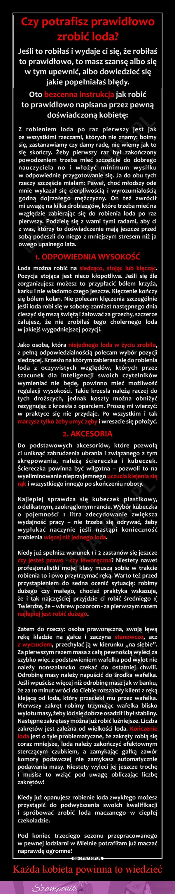 Zobacz czy potrafisz prawidłowo zrobić loda? Śmieszne! ;D