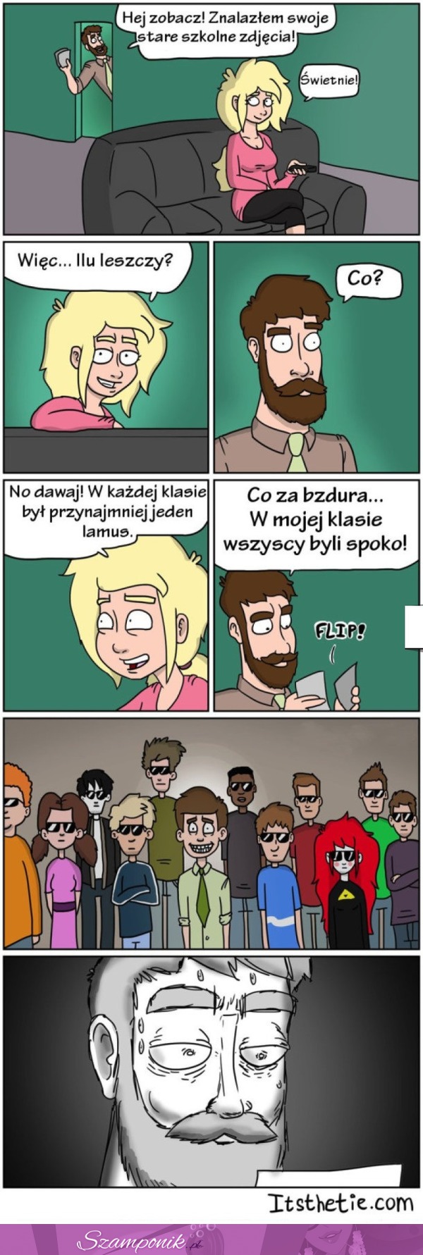 On jednak nie chce żeby je widziała... ;D