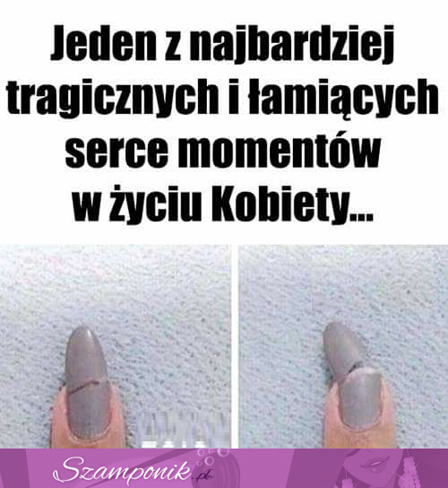 Najbardziej tragiczny moment w życiu kobiety