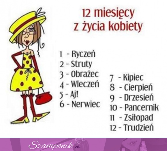 12 miesięcy kobiety... październik najlepszy, haha!