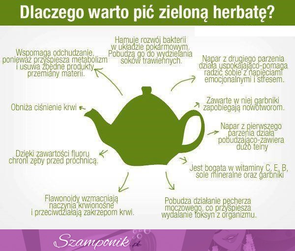 DLACZEGO warto pić zieloną herbatę!
