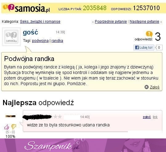 Poszła na podwójną randkę i zrobiła to........! masakra!