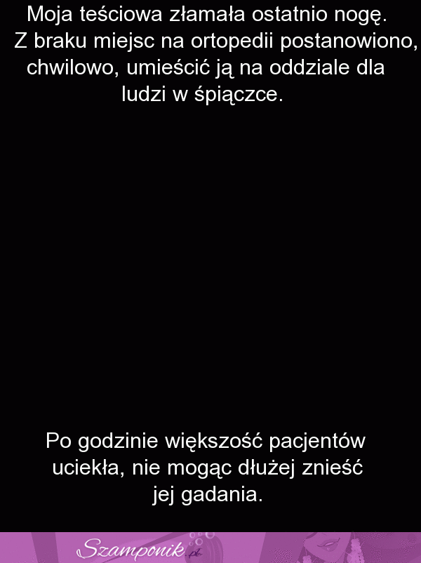 Prawdziwy cud! Teściowa leczy!