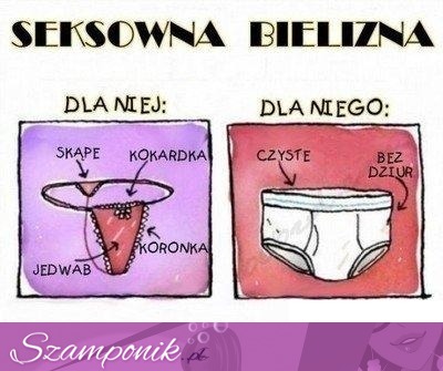 Seksowna bielizna dla niej i dla niego