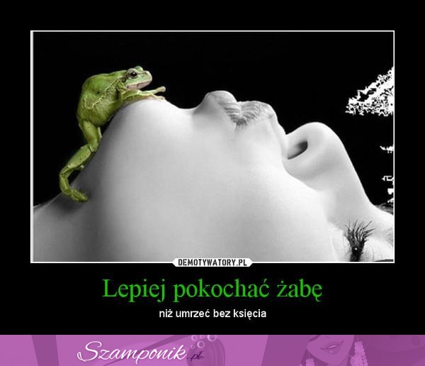 Lepiej pokochać żabę...