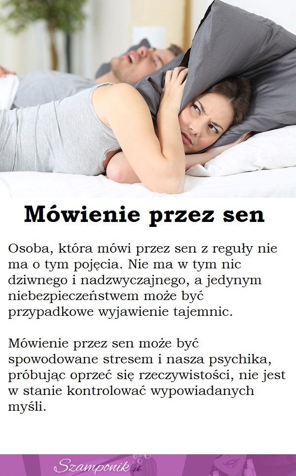 Mówienie przez sen...