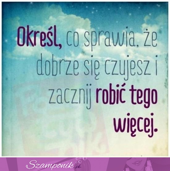 Określ co sprawia, że...