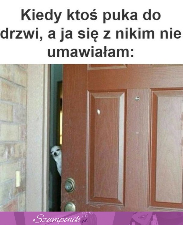 Kiedy ktoś puka do drzwi