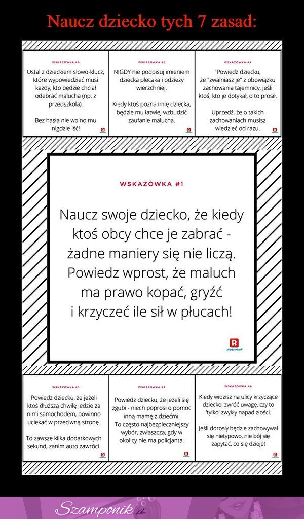 Naucz swoje dziecko tych 7 zasad! To ważne!