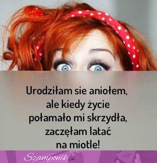 Życie połamało mi skrzydła