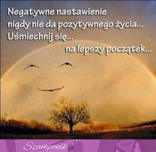 Negatywne nastawienie