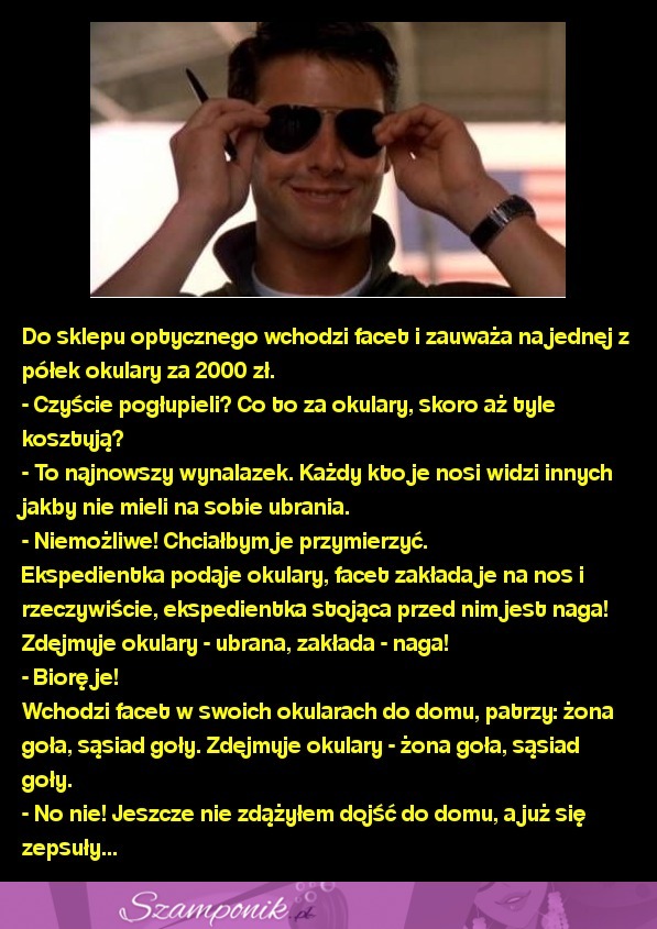 Magiczne okulary, zobacz co potrafiły ! Haha ;D