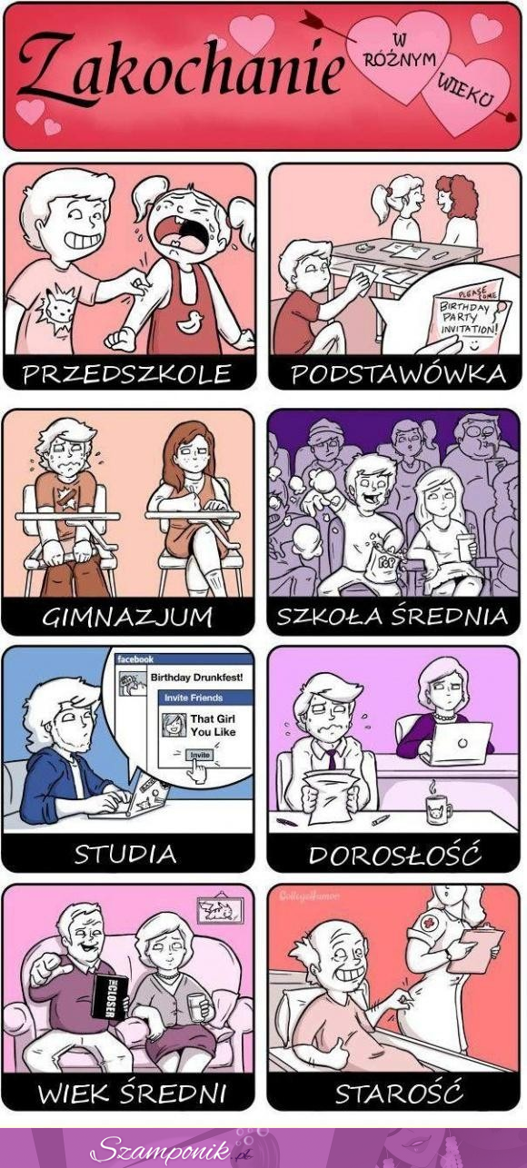 Zakochanie w różnych etapach związku, najlepsze na studiach, haha! :D