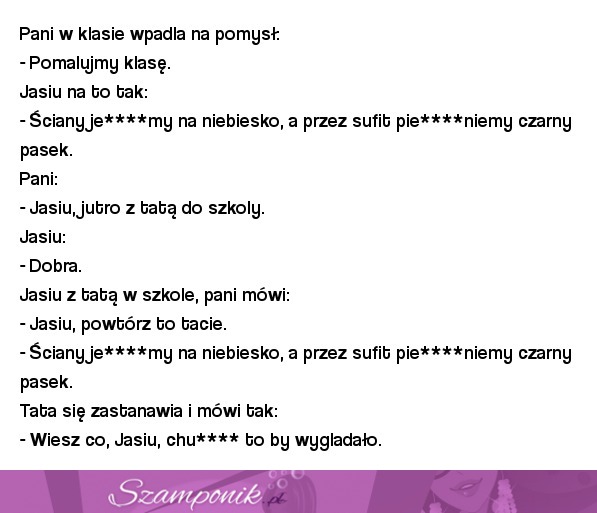 Jasiu i jego słownictwo w szkole xD Dobry kawał :D