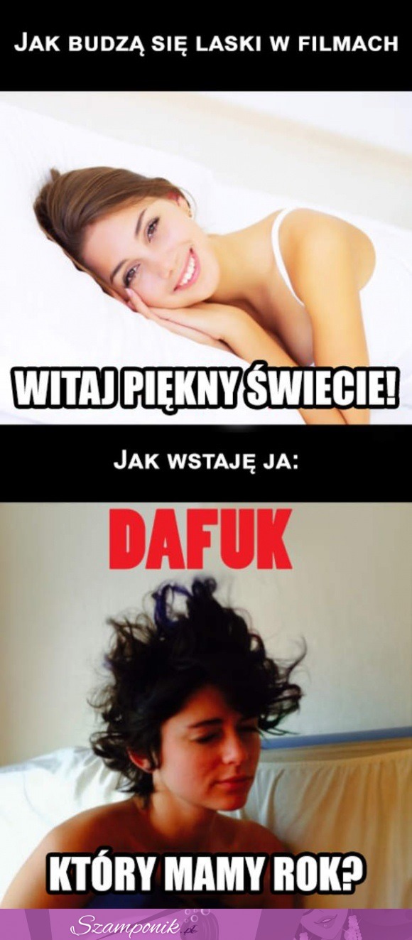 Jak się BUDZĄ laski w filmach vs Jak to wygląda na prawdę! ;D