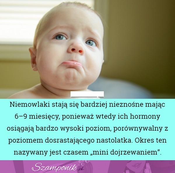 Okres "mini dojrzewania" u niemowlaka... Co to jest?