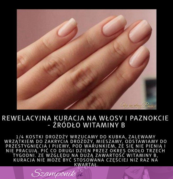 Rewelacyna kurancja na włosy i paznokie