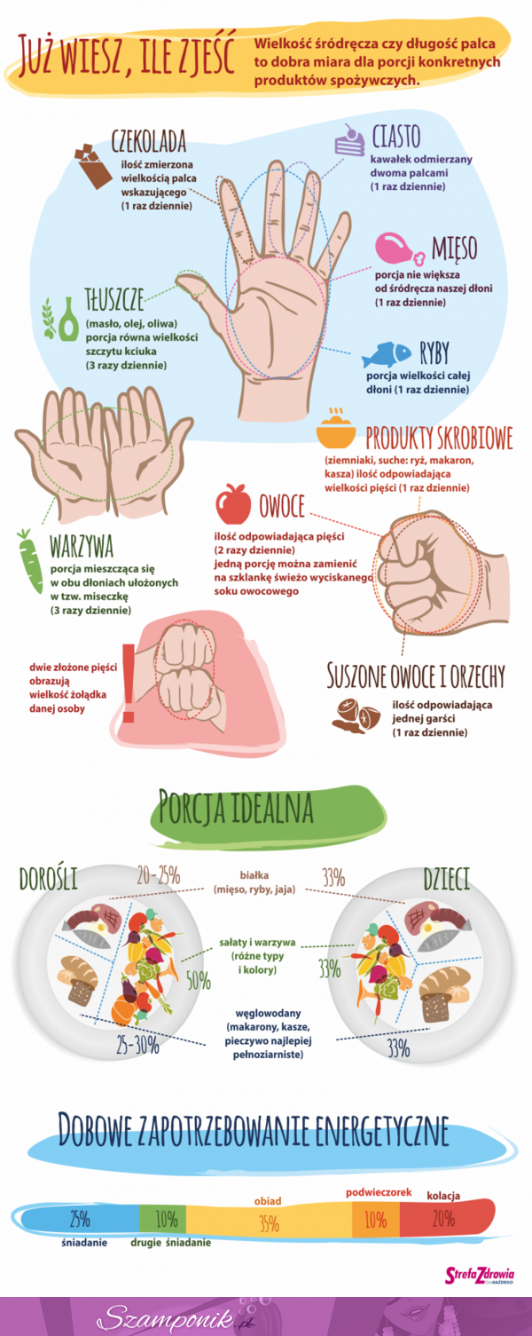 Już wiesz ile zjeść - porcja idealna!