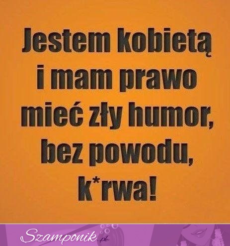 Kobieta i zły humor