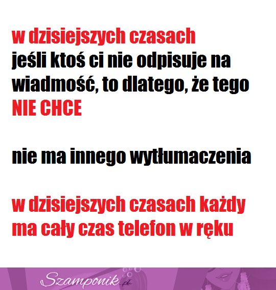 Dzisiejsze czasy