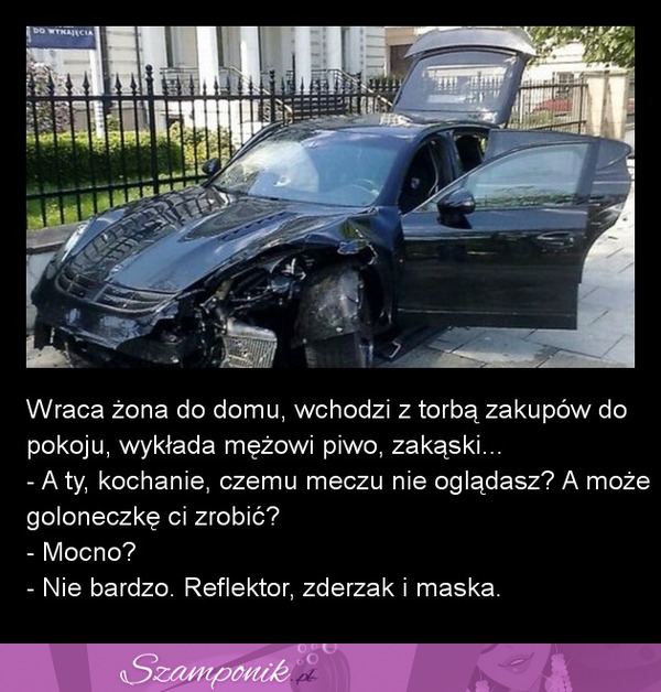 Wraca żona do domu...