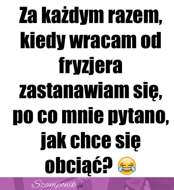 Powrót od fryzjera ;D