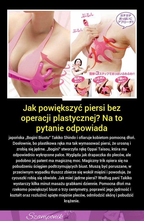 Jak powiększyć piersi bez operacji plastycznej...