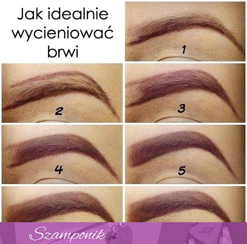 Idealnie wycieniowane brwi