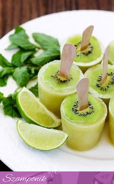 Pyszne lody z kiwi <3 Super na lato