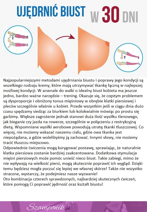 Ujędrnij biust! ŚWIETNE!