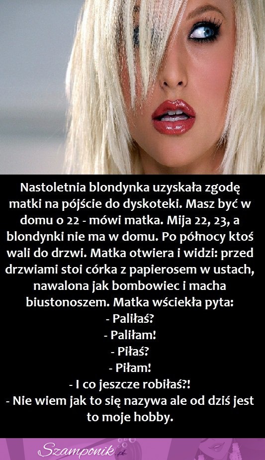 Nastoletnia BLONDYNKA uzyskała zgodę matki na pójście do DYSKOTEKI! HAHA DOBRE!