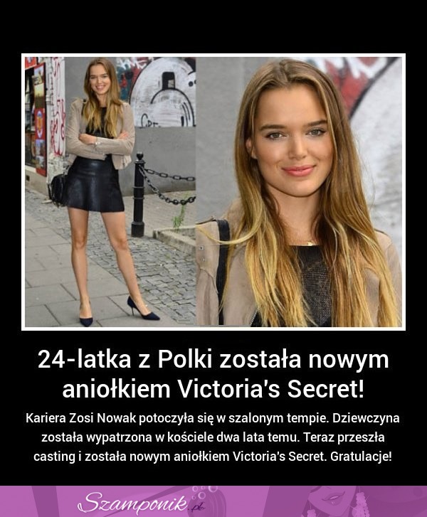 POLKA została nowym ANIOŁKIEM Victoria's Secret! Zobacz koniecznie jak wygląda, ŁADNA?