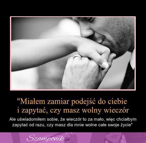 Miałem zamiar podejść do Ciebie i zapytać...