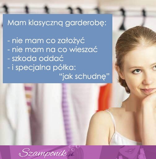 Mam klasyczną garderobę