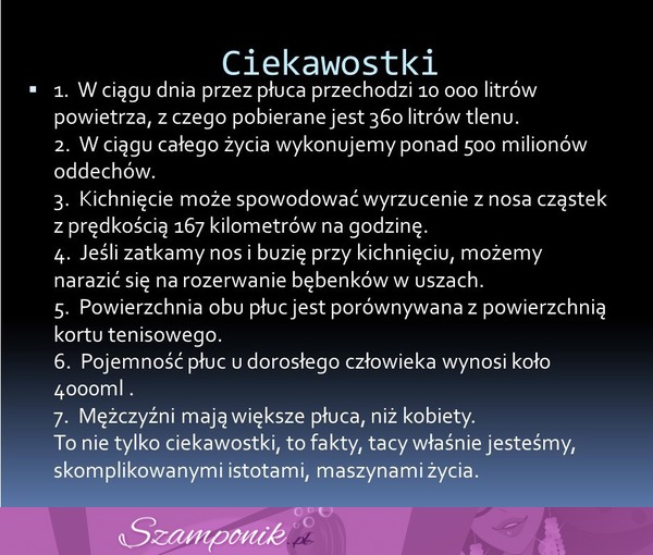 Ciekawostki o ludzkim ciele. Jesteśmy skomplikowanymi istotami...