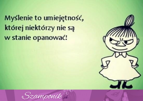 Myślenie=umiejętność