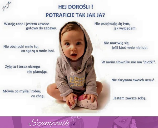 Hej DOROŚLI! Potraficie tak, jak ten dzieciak?