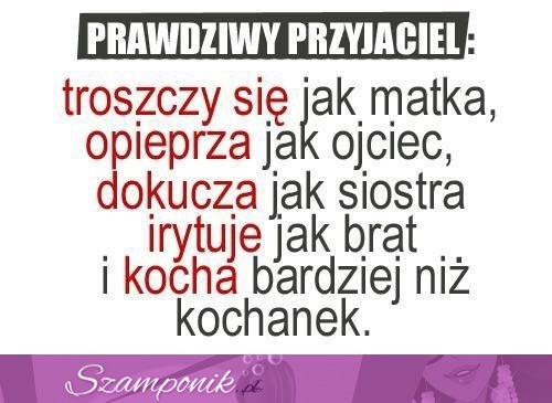 Prawdziwy przyjaciel- definicja