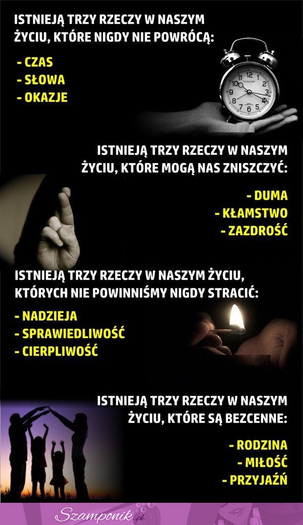 Najważniejsze RZECZY w ŻYCIU!  Zgodzicie się z tym? ;)