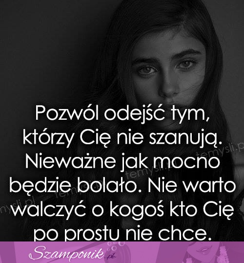 Pozwól odejść tym...