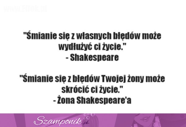 Śmianie się z własnych błędów..