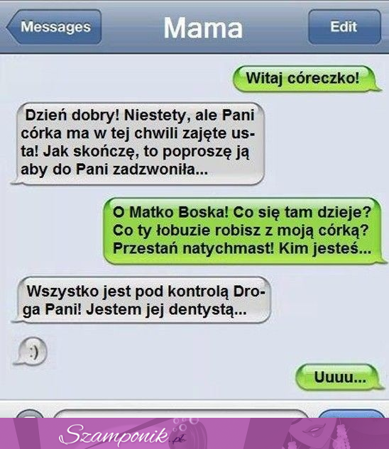 Matka pisze sms do córki zobacz co jej odpisała dobre