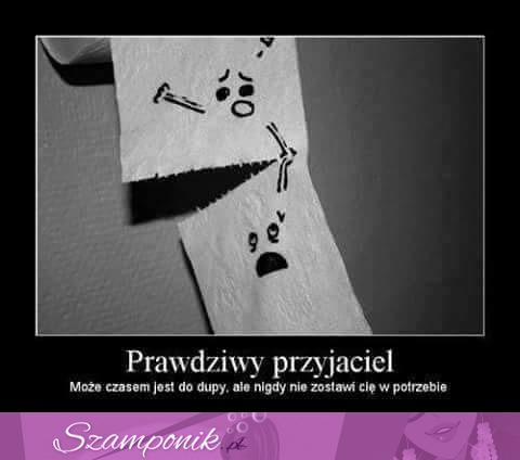 Nigdy Cię nie zostawi- przyjaciel!