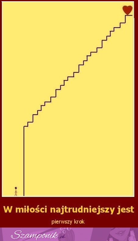 W miłości najtrudniejszy jest...